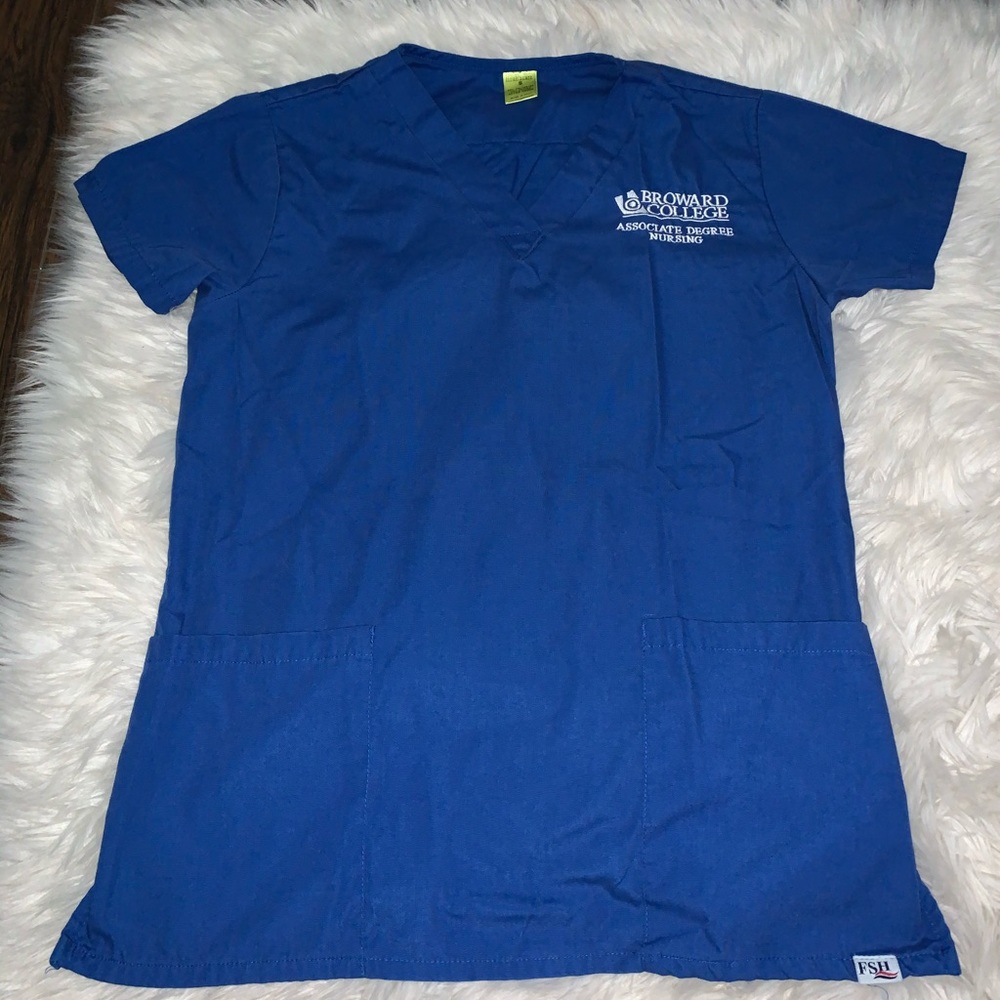 Broward College Nursing Scrub Top